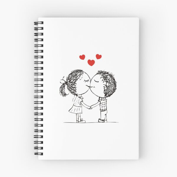 Aperçu de l'œuvre Couples baisers caricature d'art en ligne créée et vendue par TEEXART.