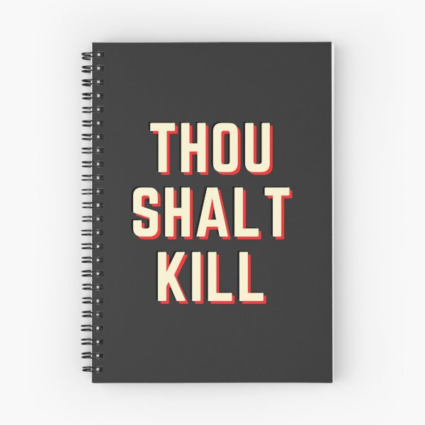 Item preview, First Commandment of a Scythe: "Thou Shalt Kill" from Arc of a Scythe by Neal Shusterman designed and sold by AnnieBolton.