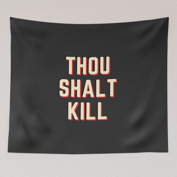 Item preview, First Commandment of a Scythe: "Thou Shalt Kill" from Arc of a Scythe by Neal Shusterman designed and sold by AnnieBolton.