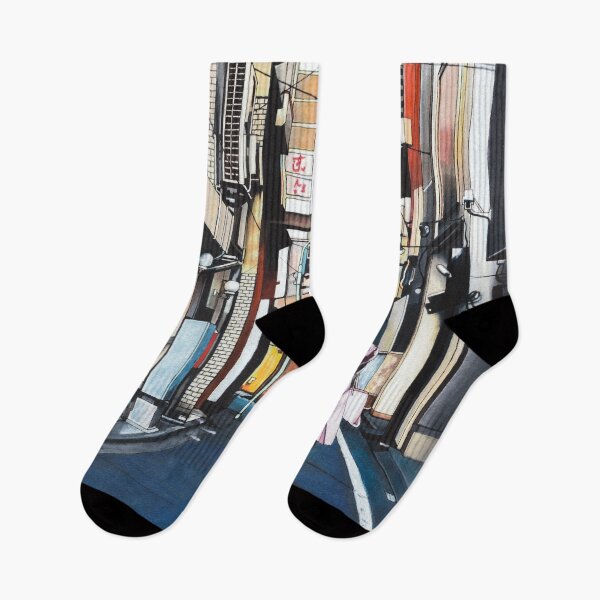 Item preview, Harajuku Tokyo Streetscape designed and sold by ErinNicholls.