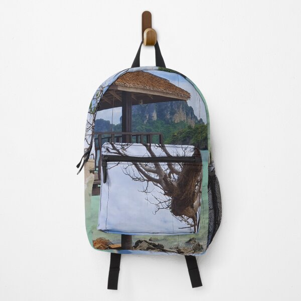 Item preview, Bright blue day on Beach Pier view point. designed and sold by TumblesMumbles.