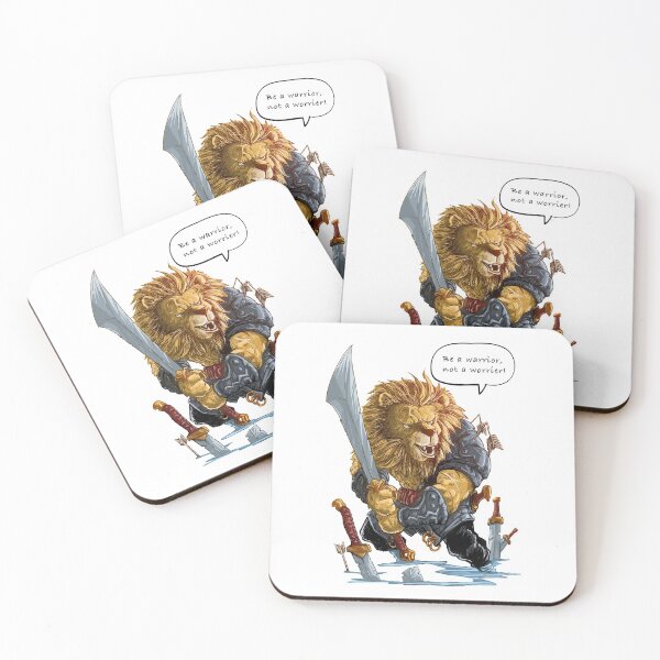 Item preview, Be a warrior, not a worrier! designed and sold by keeveneo.