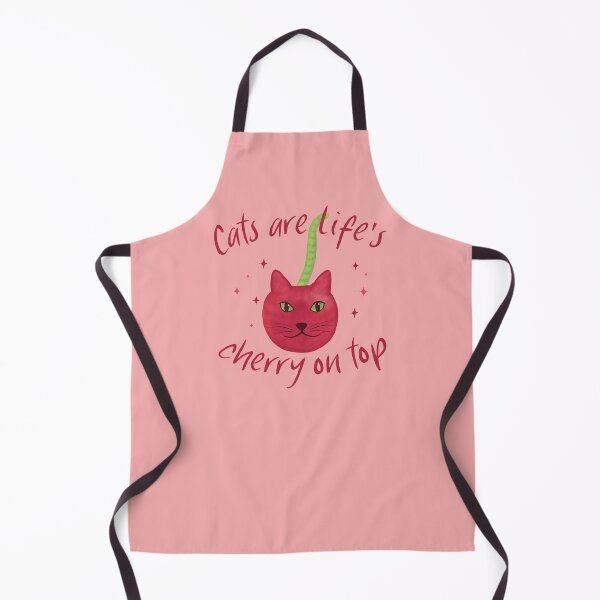 Item preview, Cats are Life’s Cherry on Top – Cute Cherry Cat Cartoon designed and sold by Crystal Raymond.