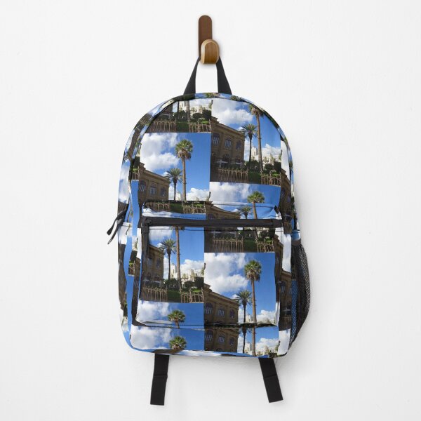 Item preview, PALM TREES OUTSIDE TEATRO MASSIMO, PALERMO, SICILY designed and sold by devereart.
