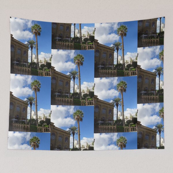 Item preview, PALM TREES OUTSIDE TEATRO MASSIMO, PALERMO, SICILY designed and sold by devereart.