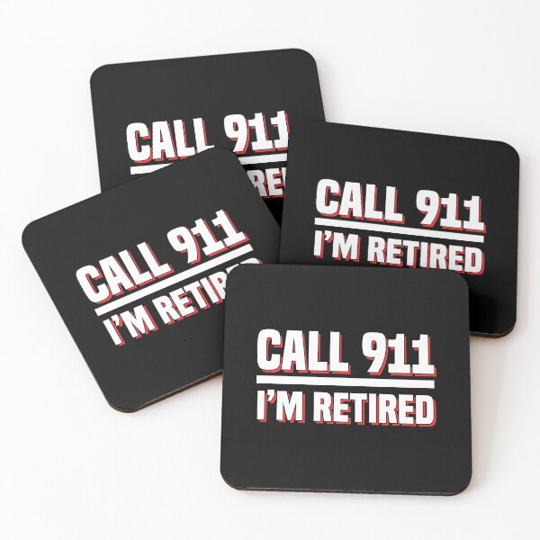 Item preview, Call 911 I'm  Retired Fireman Firefighter Firefighting designed and sold by Nessshirts.