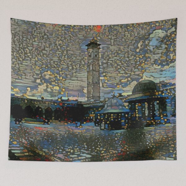 Item preview, Al-Umawi Mosque of Aleppo - Kandinsky designed and sold by Homsalgia.