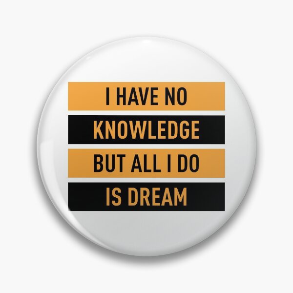 Item preview, I Have No Knowledge But All I Do Is Dream (Orange and Black) designed and sold by FilipeFerreira.