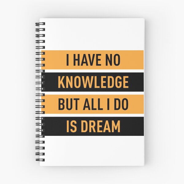 Item preview, I Have No Knowledge But All I Do Is Dream (Orange and Black) designed and sold by FilipeFerreira.
