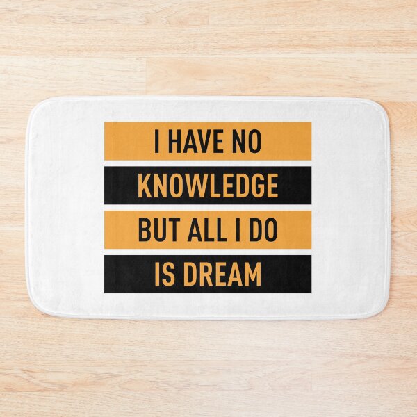 Item preview, I Have No Knowledge But All I Do Is Dream (Orange and Black) designed and sold by FilipeFerreira.