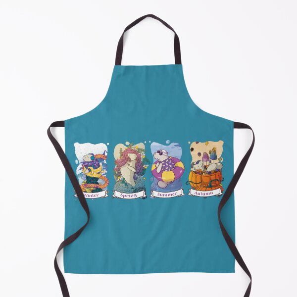 Item preview, Allegory of the four seasons as a manatees: winter, spring, summer and autumn designed and sold by tostoini.