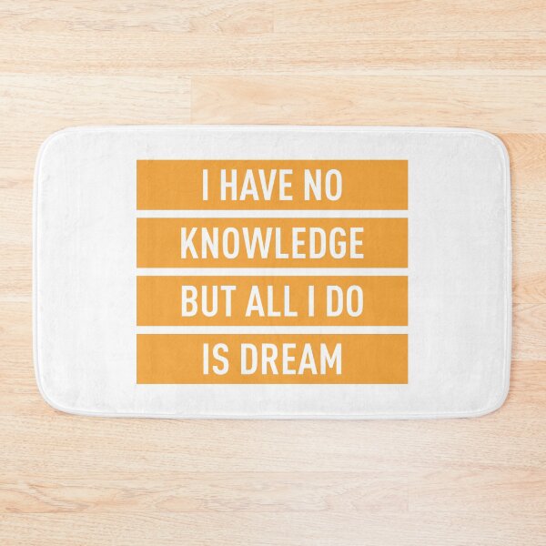 Item preview, I Have No Knowledge But All I Do Is Dream (Orange) designed and sold by FilipeFerreira.