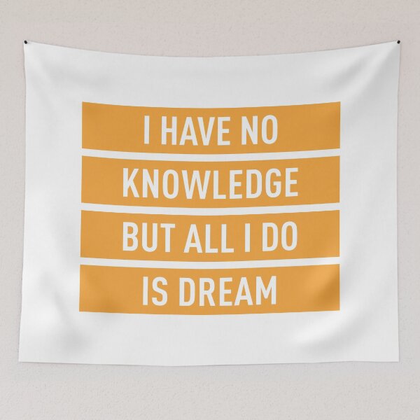 Item preview, I Have No Knowledge But All I Do Is Dream (Orange) designed and sold by FilipeFerreira.