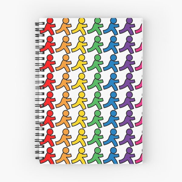 Item preview, Aol Away Message Rainbow people designed and sold by ExcuseMeSticker.