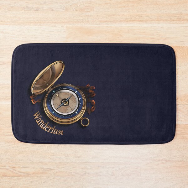 Item preview, Pocket Nautical Compass: Wanderlust  designed and sold by iduzarts.