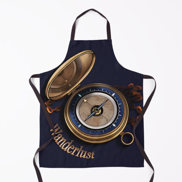 Item preview, Pocket Nautical Compass: Wanderlust  designed and sold by iduzarts.