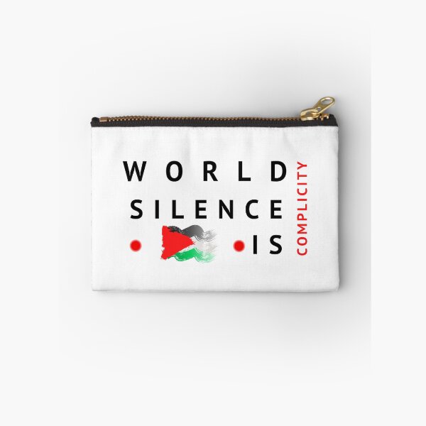 Item preview, world silence is complicity SAVE PALESTINE designed and sold by les3soleils.