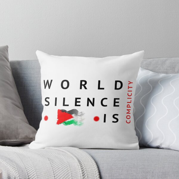 Item preview, world silence is complicity SAVE PALESTINE designed and sold by les3soleils.