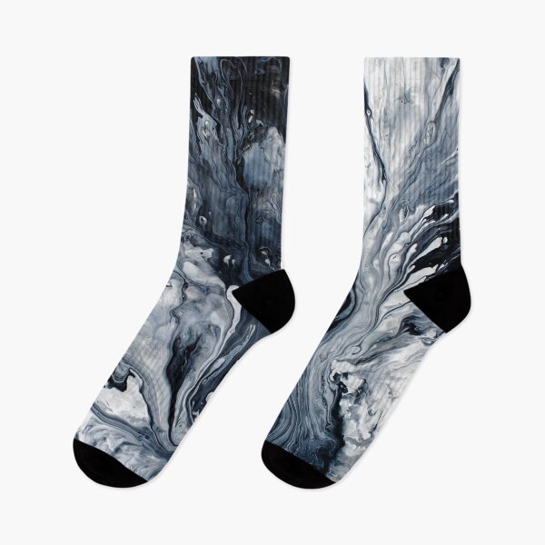Item preview, black and white fluid design designed and sold by Krishangdavda.