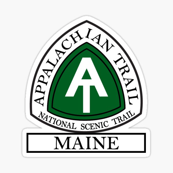 Artikel-Vorschau von Appalachian Trail Nationaler Landschaftspfad New Maine ME, designt und verkauft von DESTINATIONS DECAL DOS.