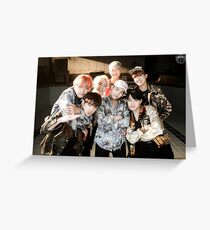 BTS/Bangtan Sonyeondan - Fire Group Photo Greeting Card