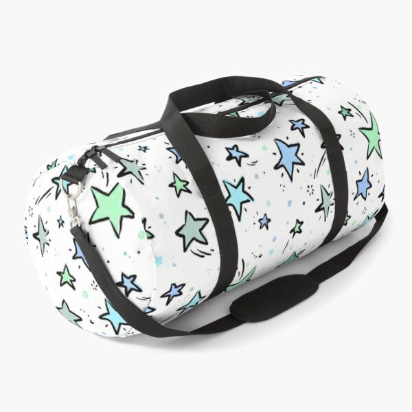 Stars in blue Duffle Bag
