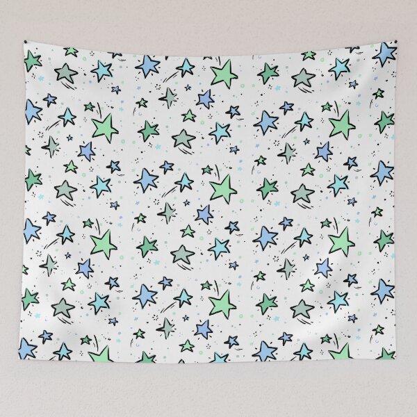 Item preview, Stars in blue designed and sold by valdegilde.