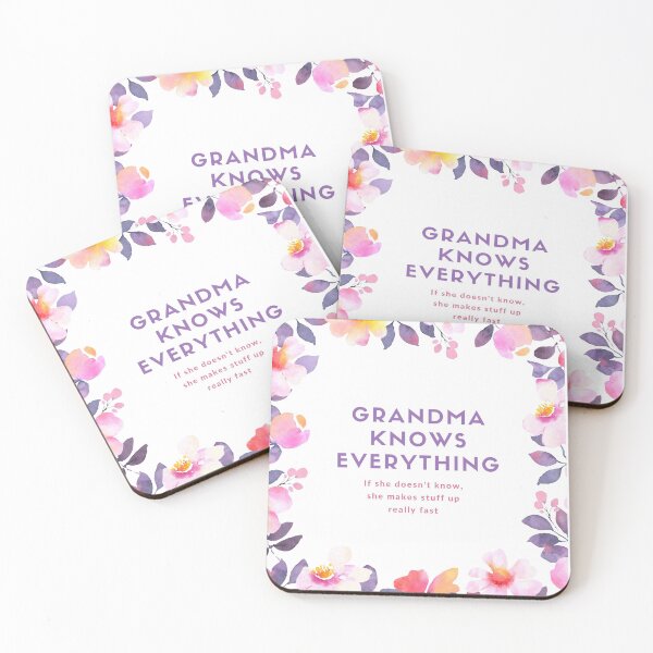 Item preview, Grandma Knows Everything Tee, Grumpa, Grandparent Gifts designed and sold by OPK Shop.