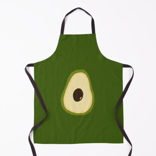 Item preview, Green avocado in cartoon style. Pattern illustration. designed and sold by RinaRav.