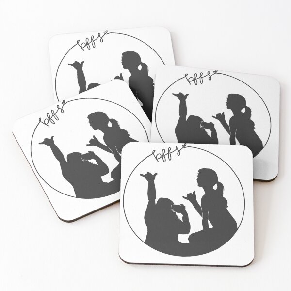 Item preview, BFFs Silhouette designed and sold by LlamaEmpress.