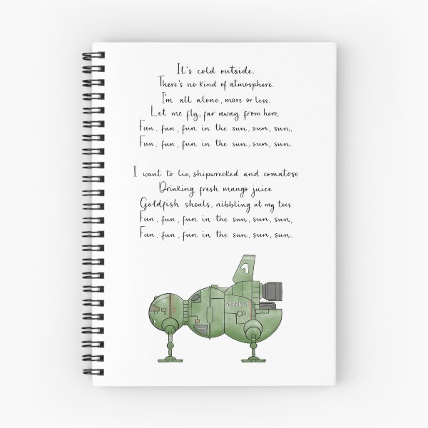 Item preview, Red Dwarf Theme Song Hand Lettered & Illustrated designed and sold by SquishyScribs.