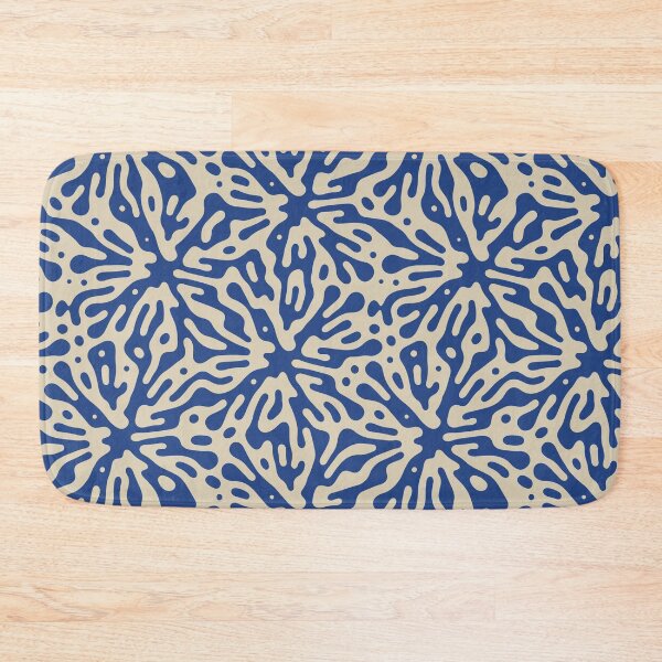 Item preview, Organic Matter, Abstract Pattern in Blue and Beige designed and sold by meggydesigns.