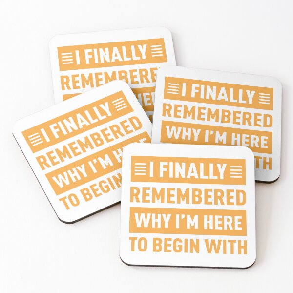 Item preview, I Finally Remembered Why I'm Here To Begin With (Orange) designed and sold by FilipeFerreira.