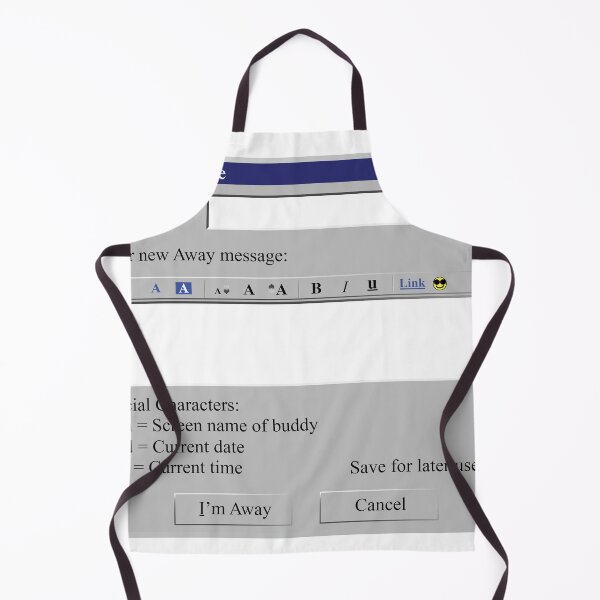 Item preview, Aol Instant Messenger Blank Away Message Screen designed and sold by ExcuseMeSticker.
