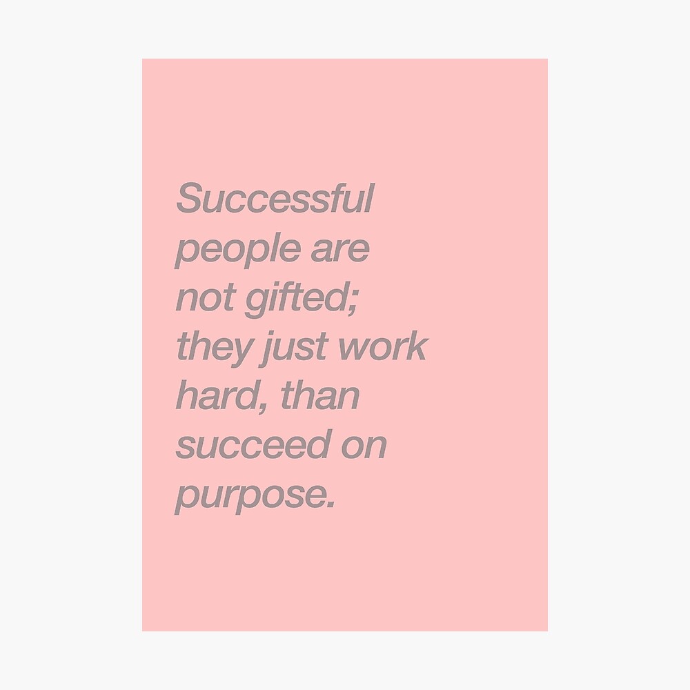 Music Radio Creative - Successful people are not gifted; they just work  hard, then succeed on purpose. #quotes #mrcfamily | Facebook