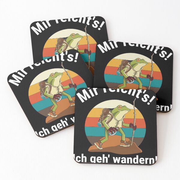 Artikelvorschau, Wandern - Mir reicht's ich geh' wandern Frosch entworfen und verkauft von gloryandbliss.