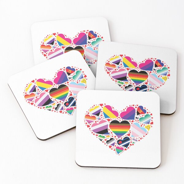 Item preview, LGBT Pride Heart  designed and sold by WingMarks.