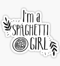 Spaghetti girl Sticker