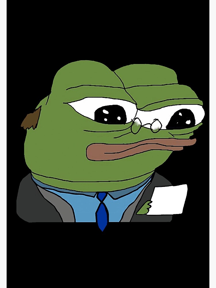 "Rare Pepe With Glasses" Poster by Slav-Art | Redbubble