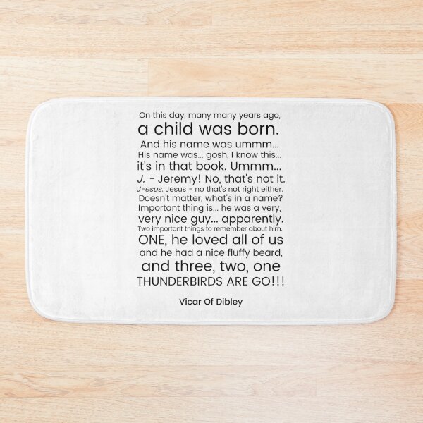Item preview, Vicar Of Dibley - Drunk Midnight Mass Speech designed and sold by WorldsWithWords.