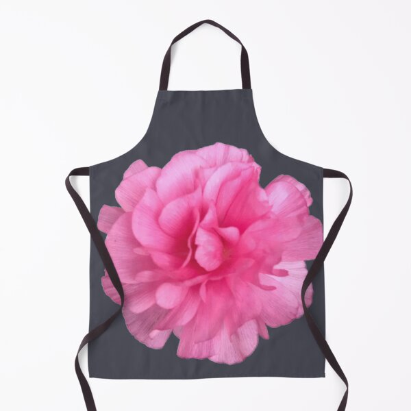 Item preview, Pink Ranunculus Bloom on a Charcoal Background designed and sold by InalterataArt.