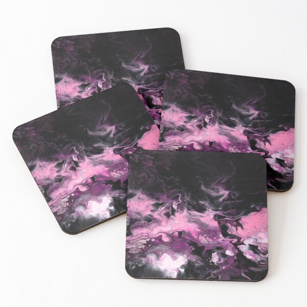Item preview, Purple Black Pink White Galaxy Marble Art designed and sold by BEyourself be.