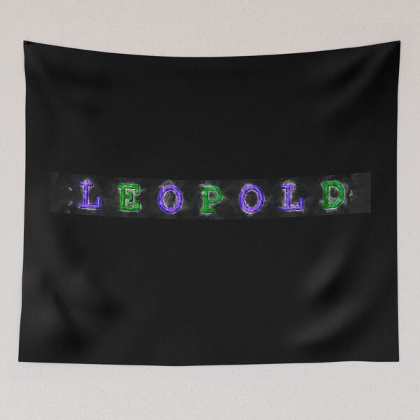 Item preview, Marbled Leopold name tag designed and sold by leobrix.