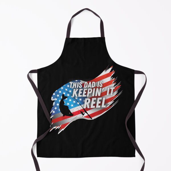 Item preview, This Dad is Keepin it Reel Fishing American Flag  designed and sold by CarantinedChaos.