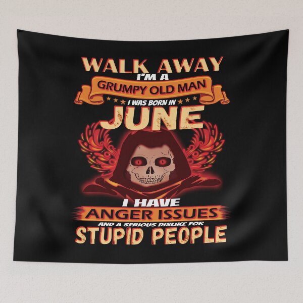 Item preview, Grumpy Old Man Born In June designed and sold by gthylla.