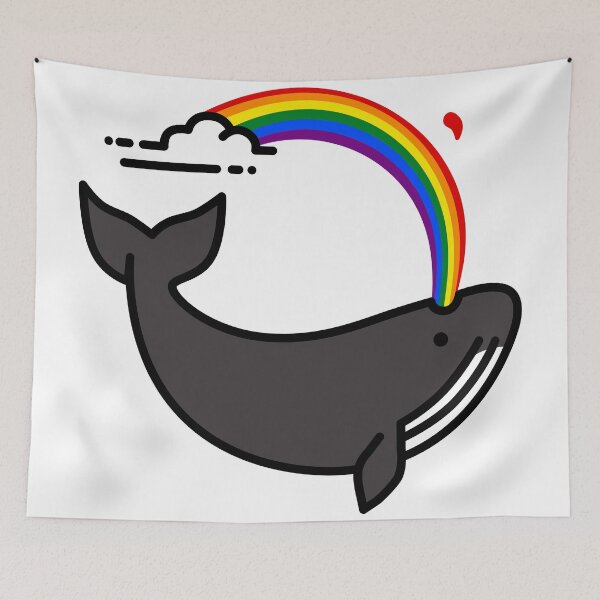 Item preview, Queer Whale designed and sold by TorninChiarArts Creations.