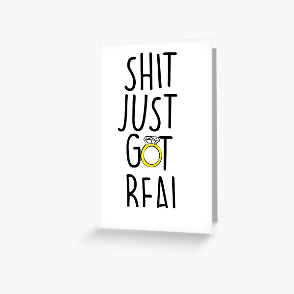 The Engagement Greeting Card