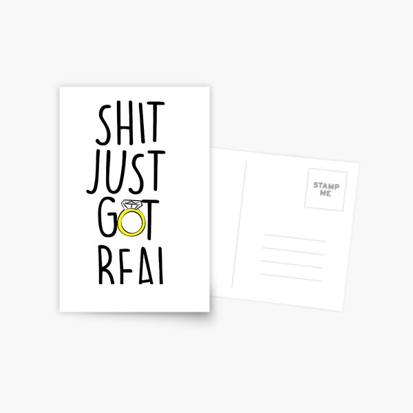 The Engagement Postcard