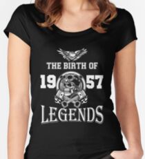1957-THE BIRTH OF LEGENDS Women's Fitted Scoop T-Shirt