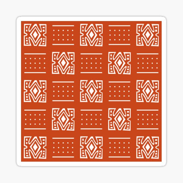 Item preview, Decoración tribal africana - naranja designed and sold by BattaAnastasia.